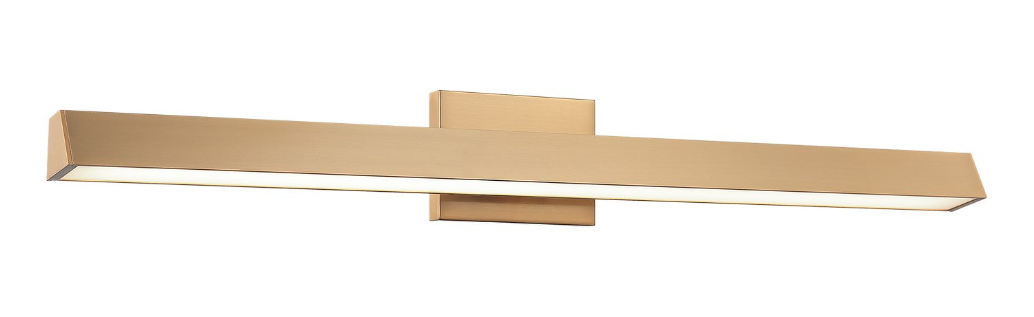 Matteo Lighting W64933AG LED Vanity, Aged Gold Brass