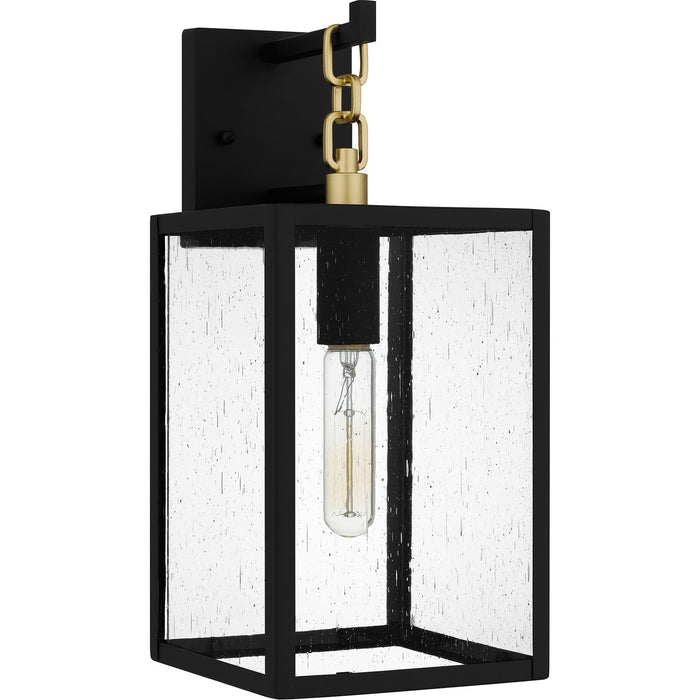Quoizel ANC8407MBK One Light Outdoor Wall Mount, Matte Black