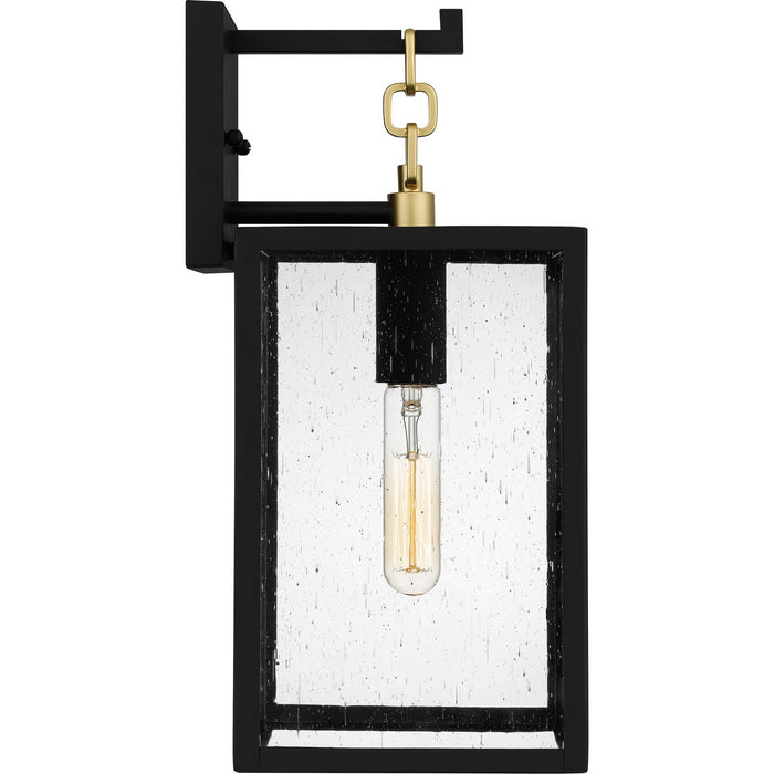 Quoizel ANC8407MBK One Light Outdoor Wall Mount, Matte Black