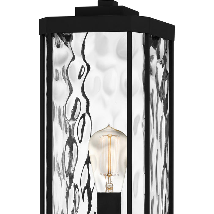Quoizel BCR9007MBK One Light Outdoor Post Mount, Matte Black