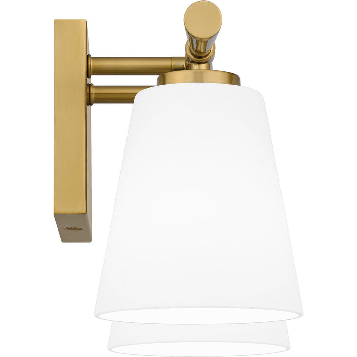Quoizel BID8616AB Two Light Bath, Aged Brass