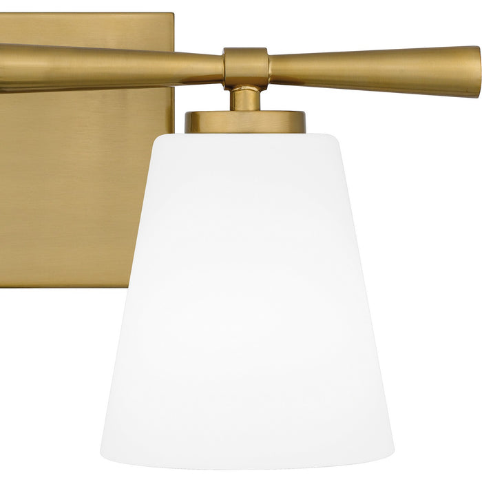 Quoizel BID8616AB Two Light Bath, Aged Brass