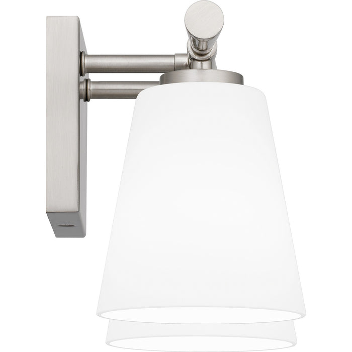 Quoizel BID8616BN Two Light Bath, Brushed Nickel
