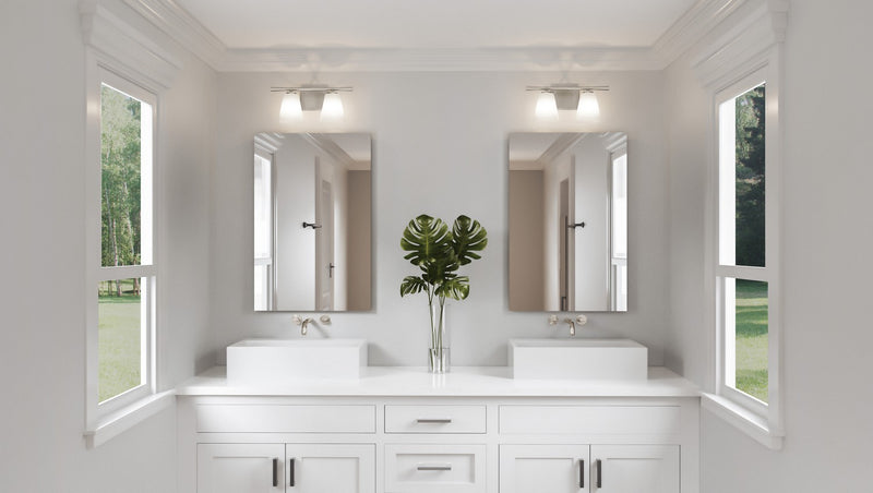 Quoizel BID8616BN Two Light Bath, Brushed Nickel
