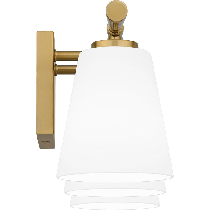 Quoizel BID8623AB Three Light Bath, Aged Brass