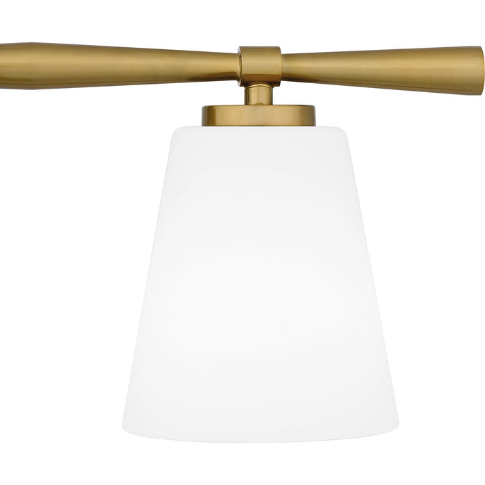 Quoizel BID8623AB Three Light Bath, Aged Brass