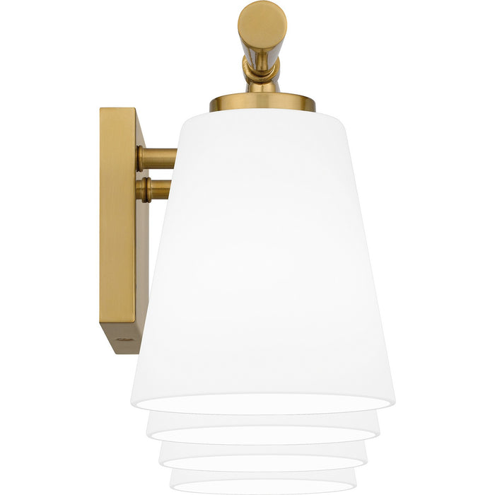Quoizel BID8631AB Four Light Bath, Aged Brass