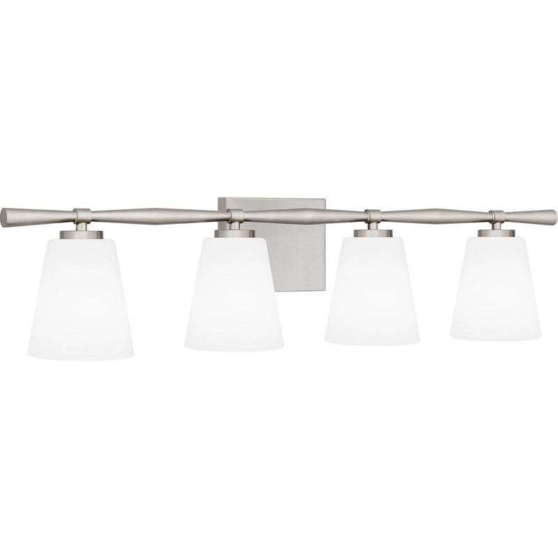 Quoizel BID8631BN Four Light Bath, Brushed Nickel