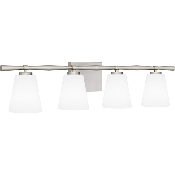 Quoizel BID8631BN Four Light Bath, Brushed Nickel