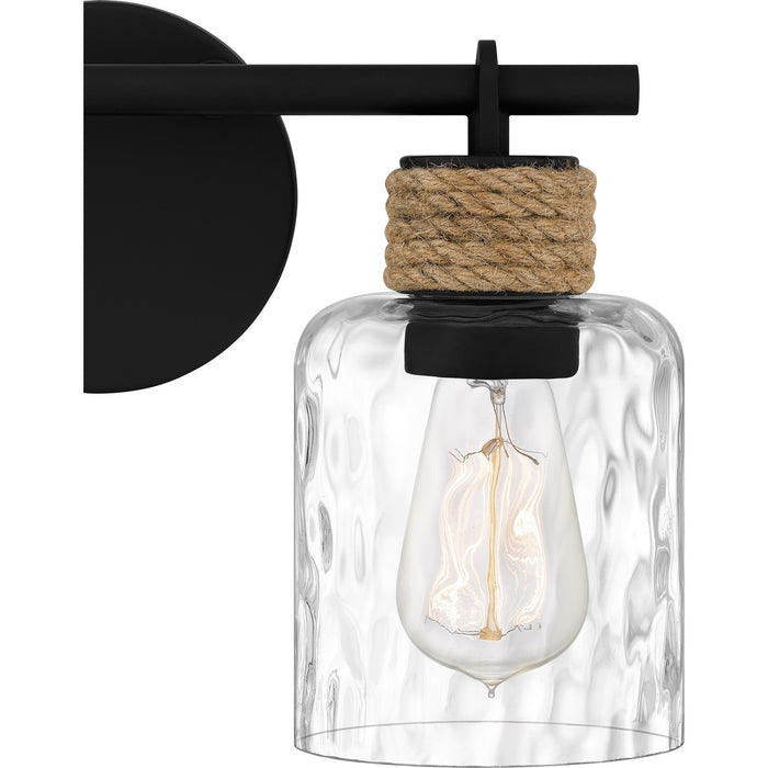 Quoizel BTC8614MBK Two Light Bath, Matte Black