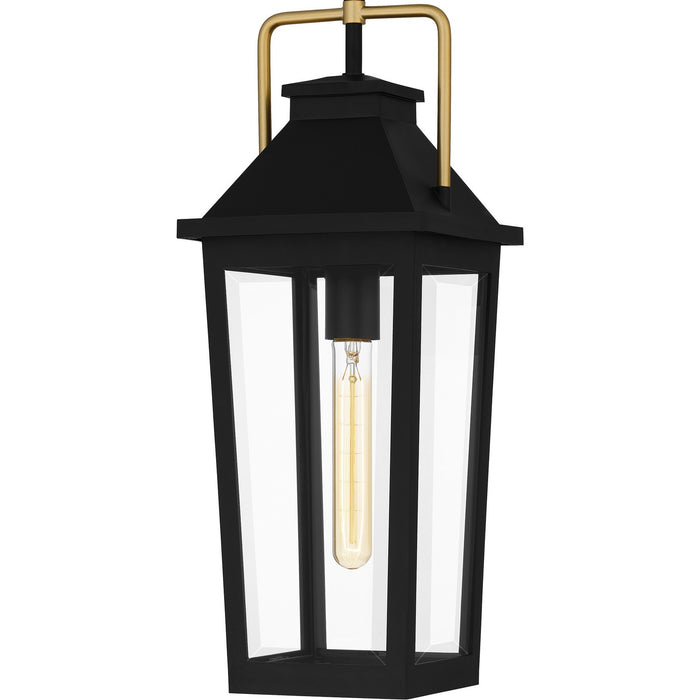Quoizel BUK1907MBK One Light Outdoor Hanging Lantern, Matte Black