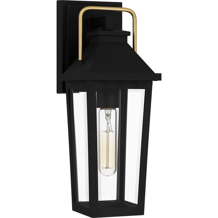 Quoizel BUK8405MBK One Light Outdoor Wall Mount, Matte Black
