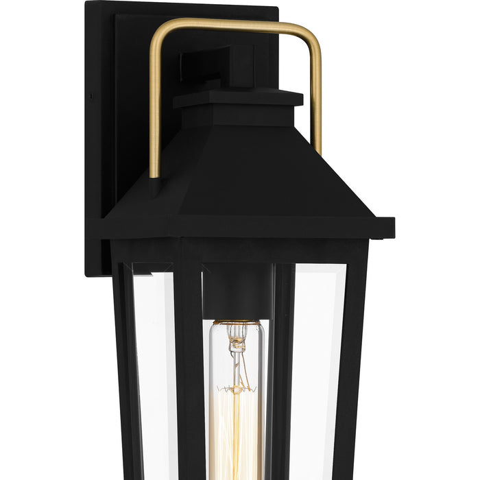 Quoizel BUK8405MBK One Light Outdoor Wall Mount, Matte Black