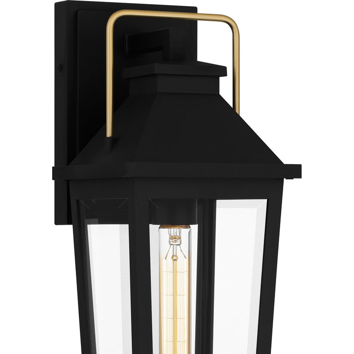 Quoizel BUK8406MBK One Light Outdoor Wall Mount, Matte Black