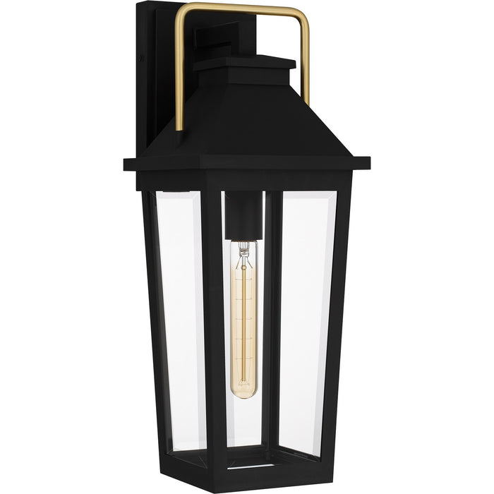 Quoizel BUK8407MBK One Light Outdoor Wall Mount, Matte Black