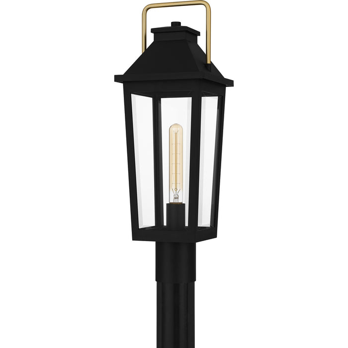 Quoizel BUK9007MBK One Light Outdoor Post Mount, Matte Black