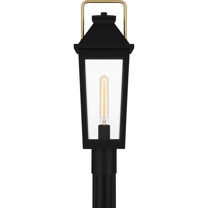 Quoizel BUK9007MBK One Light Outdoor Post Mount, Matte Black