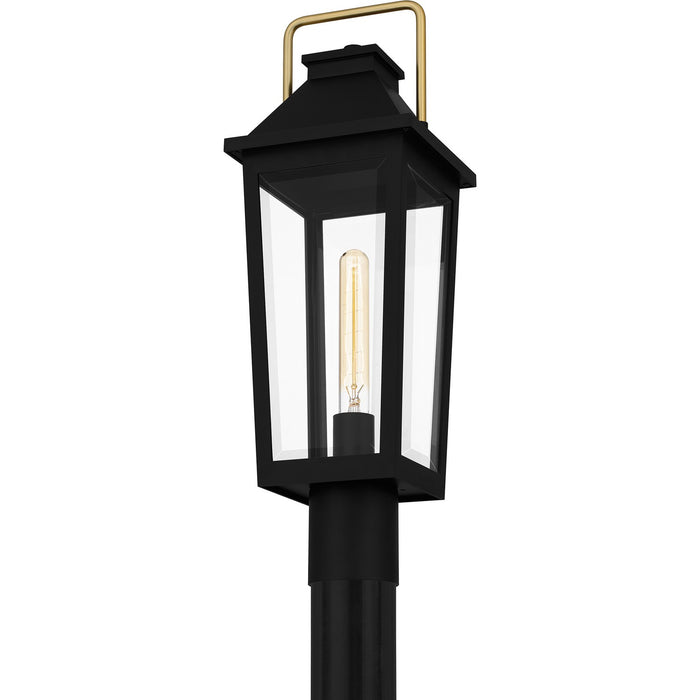 Quoizel BUK9007MBK One Light Outdoor Post Mount, Matte Black