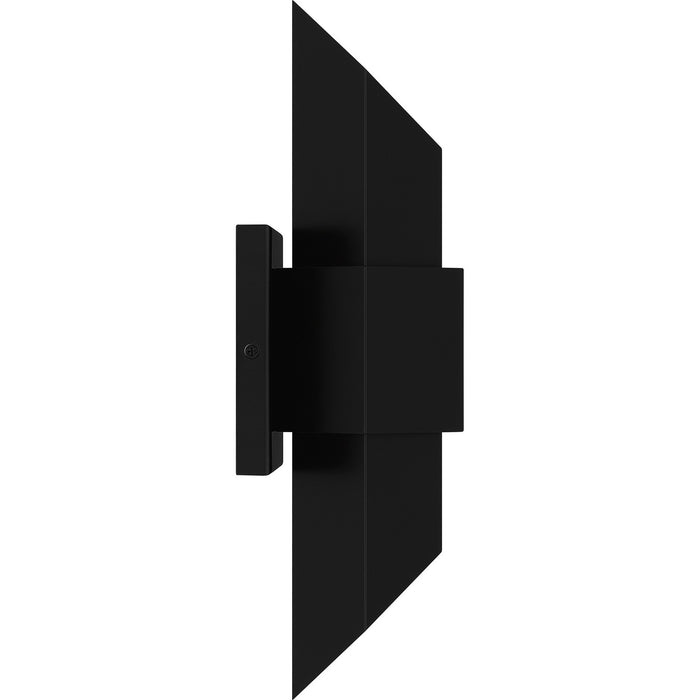 Quoizel CHS8307MBKG LED Outdoor Wall Mount, Matte Black Gold