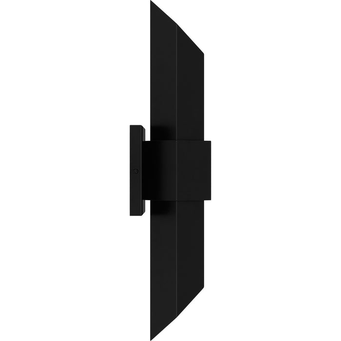 Quoizel CHS8407MBKG LED Outdoor Wall Mount, Matte Black Gold
