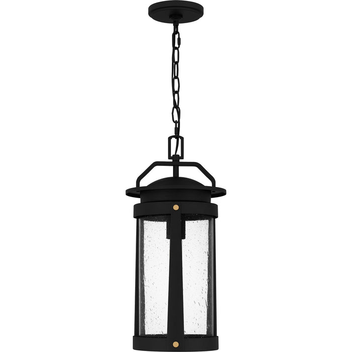 Quoizel CLI1909EK One Light Outdoor Hanging Lantern, Earth Black