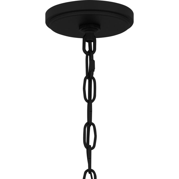 Quoizel CLI1909EK One Light Outdoor Hanging Lantern, Earth Black