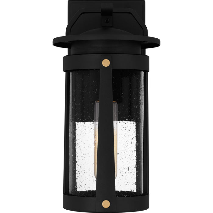 Quoizel CLI8406EK One Light Outdoor Wall Mount, Earth Black