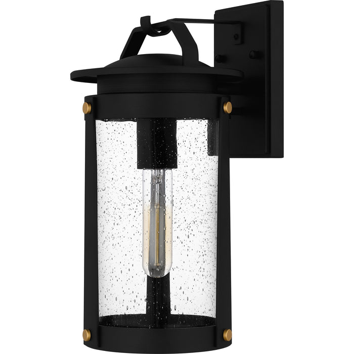 Quoizel CLI8407EK One Light Outdoor Wall Mount, Earth Black