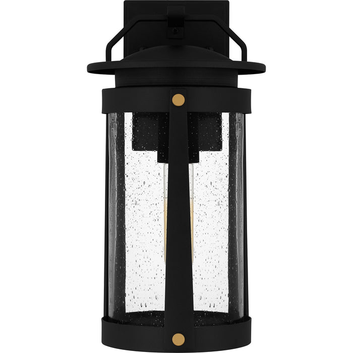 Quoizel CLI8407EK One Light Outdoor Wall Mount, Earth Black