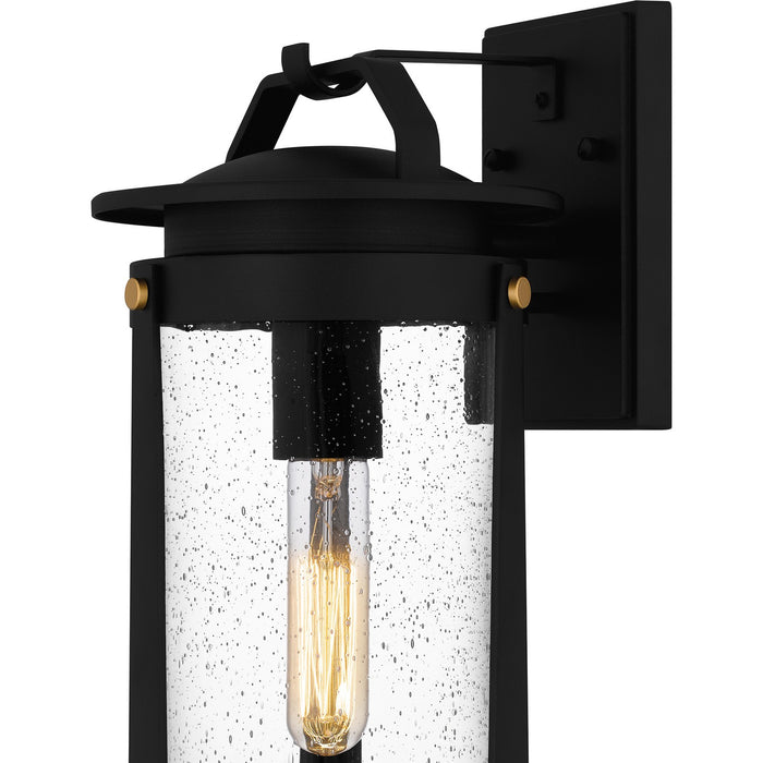 Quoizel CLI8407EK One Light Outdoor Wall Mount, Earth Black