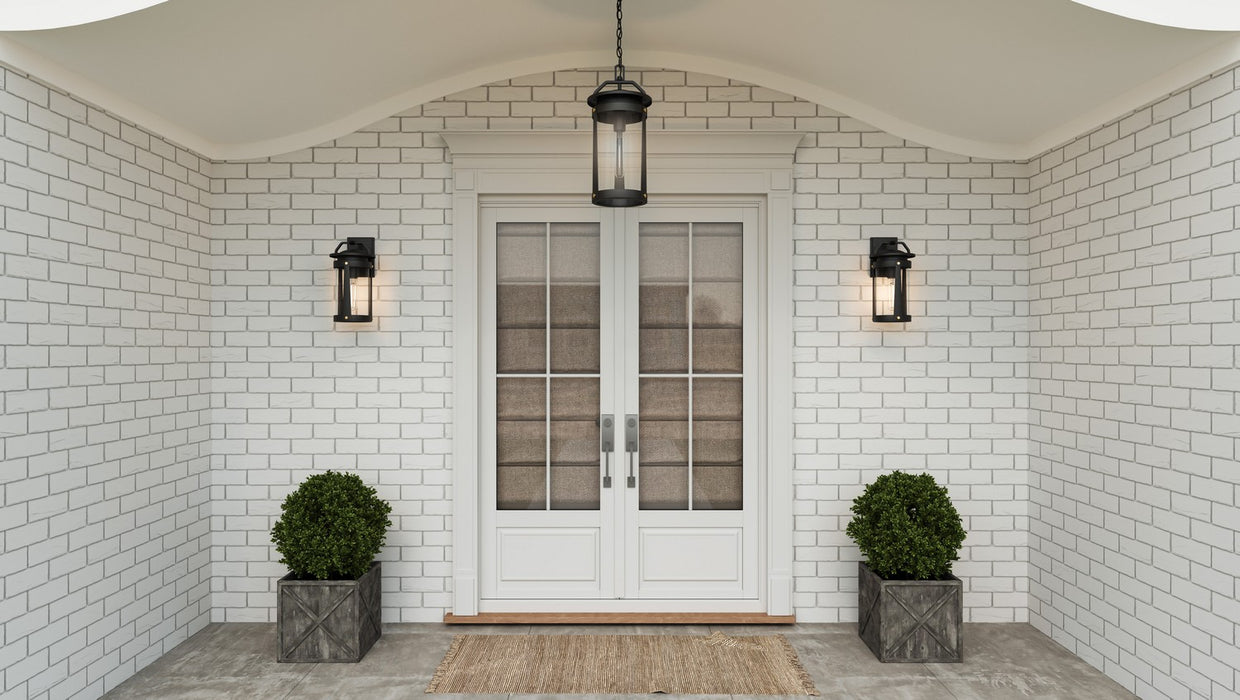 Quoizel CLI8407EK One Light Outdoor Wall Mount, Earth Black
