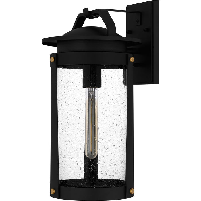 Quoizel CLI8409EK One Light Outdoor Wall Mount, Earth Black
