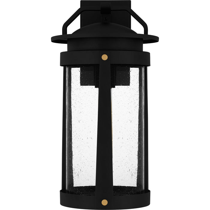 Quoizel CLI8409EK One Light Outdoor Wall Mount, Earth Black
