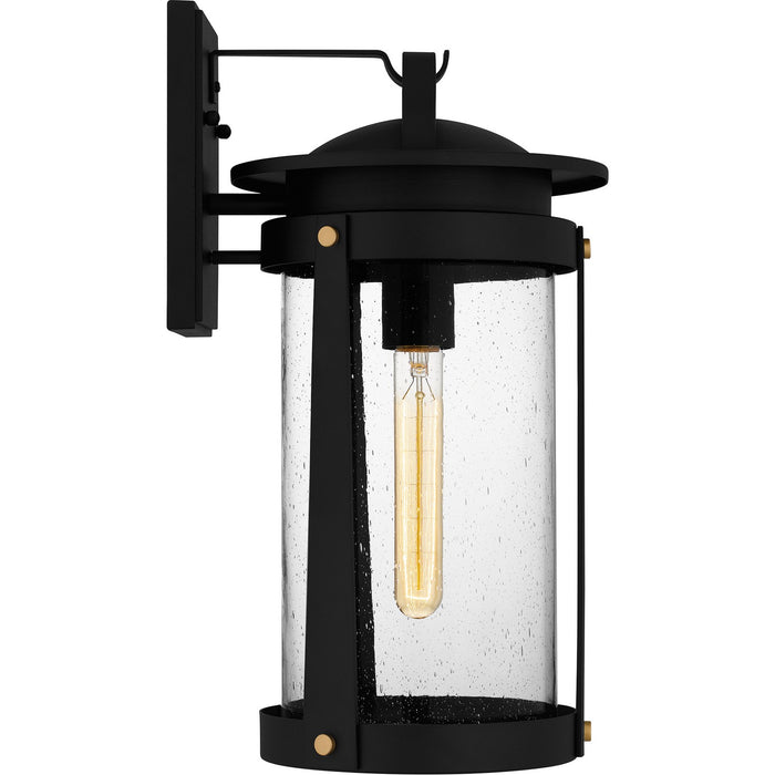 Quoizel CLI8409EK One Light Outdoor Wall Mount, Earth Black