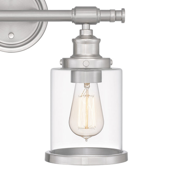 Quoizel DIX8615BN Two Light Bath, Brushed Nickel