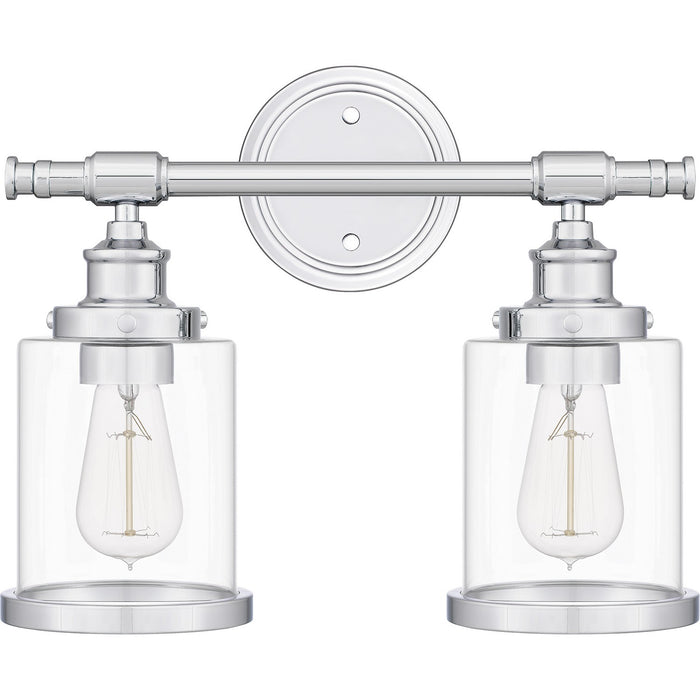 Quoizel DIX8615C Two Light Bath, Polished Chrome