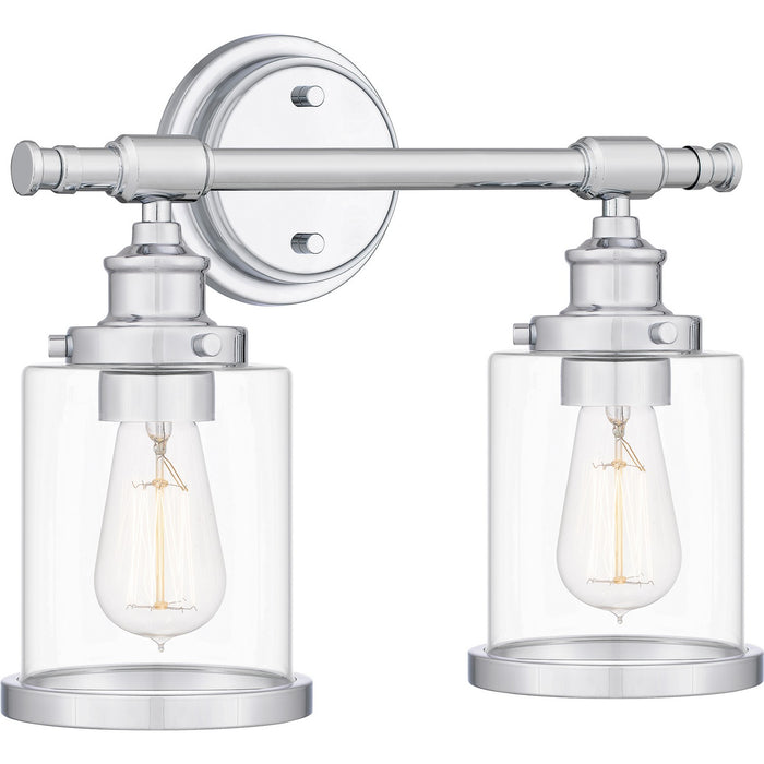 Quoizel DIX8615C Two Light Bath, Polished Chrome