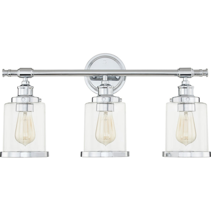 Quoizel DIX8623C Three Light Bath, Polished Chrome