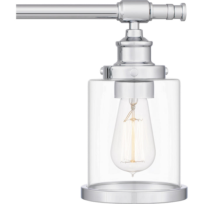Quoizel DIX8632C Four Light Bath, Polished Chrome
