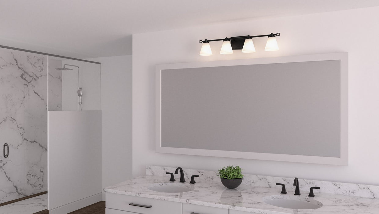 Quoizel DNL8629MBK LED Bath, Matte Black