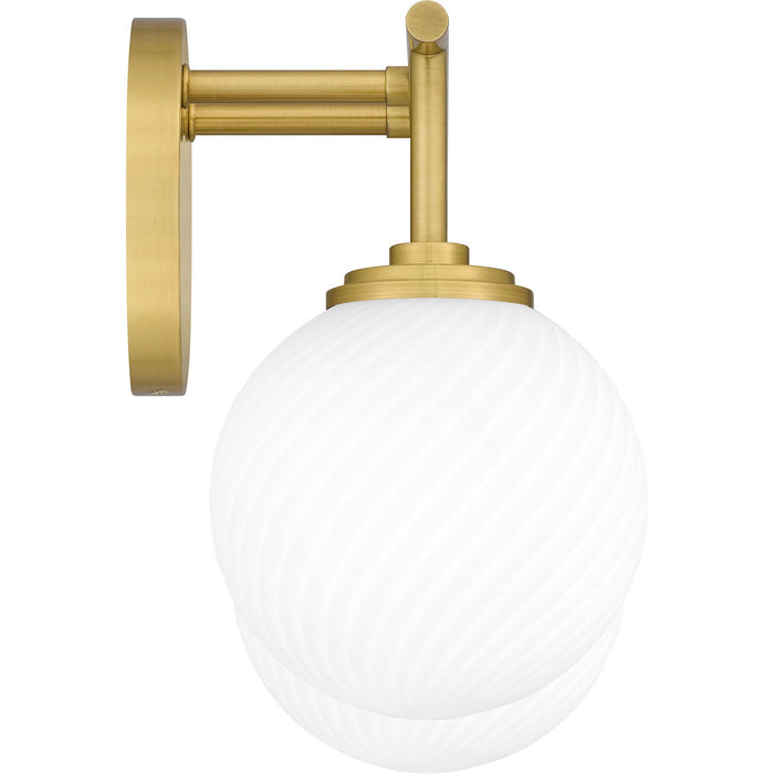 Quoizel ELO8615AB Two Light Bath, Aged Brass