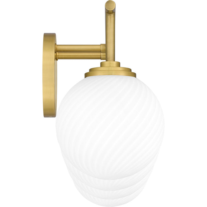 Quoizel ELO8633AB Four Light Bath, Aged Brass