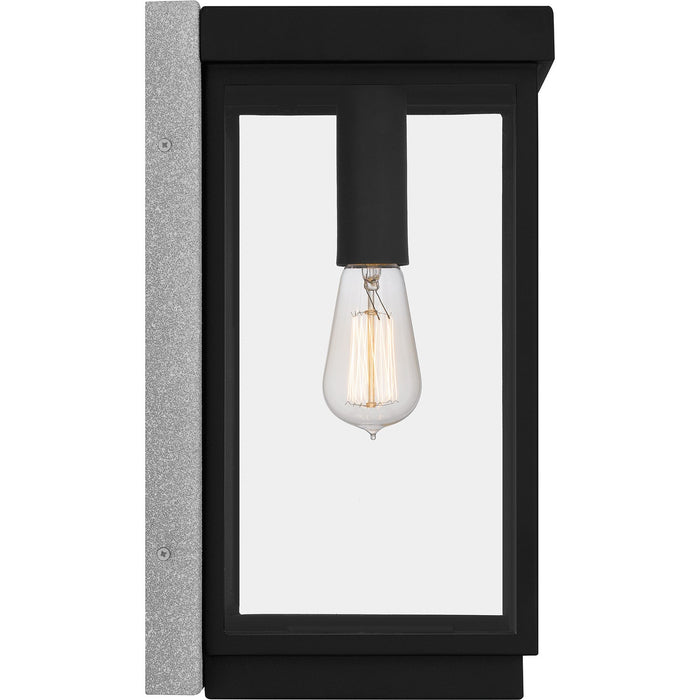 Quoizel EZR8408EK One Light Outdoor Wall Mount, Earth Black