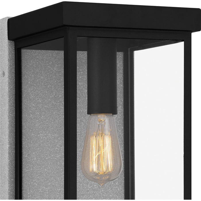 Quoizel EZR8408EK One Light Outdoor Wall Mount, Earth Black