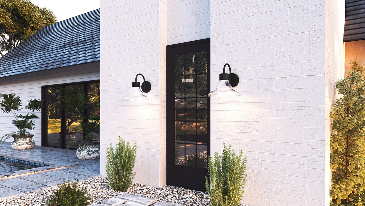 Quoizel FLX8412MBK LED Outdoor Lantern, Matte Black