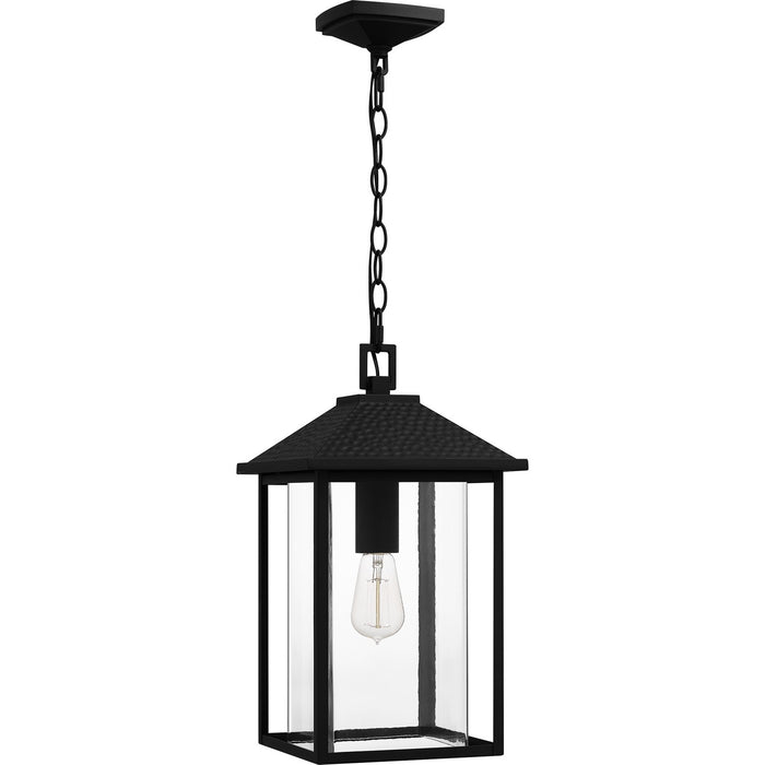 Quoizel FTC1910EK One Light Outdoor Hanging Lantern, Earth Black