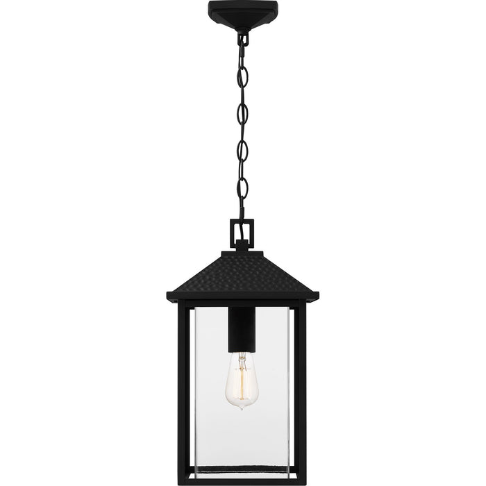 Quoizel FTC1910EK One Light Outdoor Hanging Lantern, Earth Black