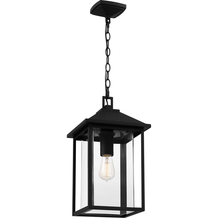Quoizel FTC1910EK One Light Outdoor Hanging Lantern, Earth Black