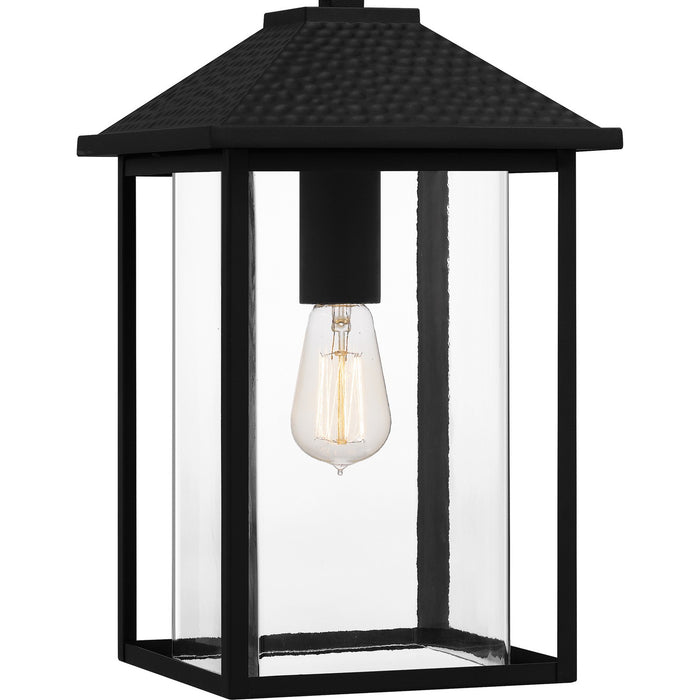 Quoizel FTC1910EK One Light Outdoor Hanging Lantern, Earth Black