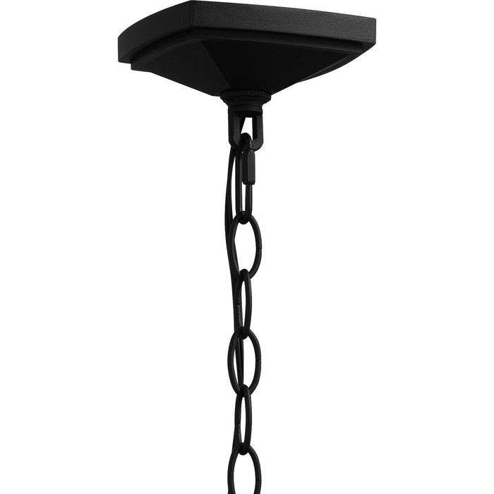 Quoizel FTC1910EK One Light Outdoor Hanging Lantern, Earth Black